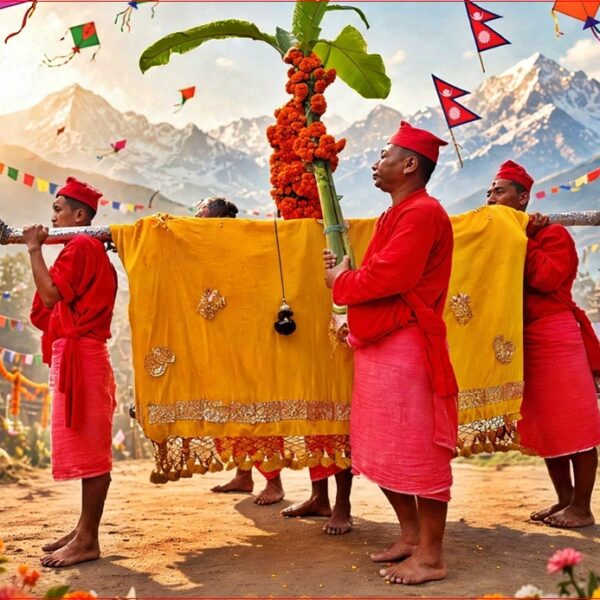 आज फूलपाती : नवदुर्गाको सातौँ स्वरूप कालरात्रिको पूजा, बिहान ७:३७ बजे फूलपाती भित्र्याउने शुभ साइत