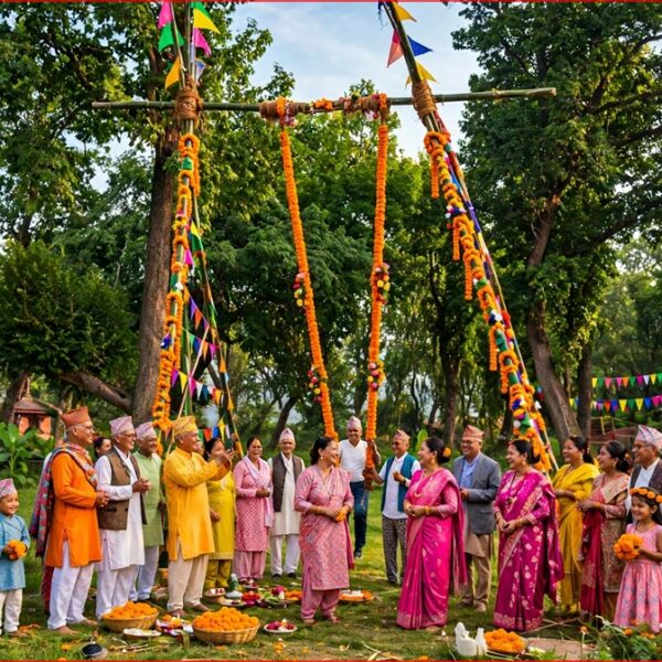 दसैँ सुरु भएसँगै गाउँघरमा पिङको रौनक&hellip;